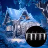Image de Monzana Guirlande lumineuse LED décoration de Noël 80 stalactites pour intérieur extérieur illumination