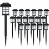 Image de Monzana® Set De 6/12/18/24 Lampes Solaires Piquet Pour Jardin 8h Autonomie Lumière Extérieur Led Interrupteur Crépusculaire Set De 18
