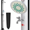 Image de Monzana® Douche Solaire Jardin 35L - 216 cm - Pommeau de Douche pivotant Ø16,5 cm - Douchette extérieur Eau Chaude - Piscine, Terrasse, Camping