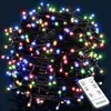 Image de Guirlande Lumineuse 14 M - 700 Led Multicolores - Pour Intérieur Et Extérieur Ip44 8 Programme Différents Fonction Mémoire Télécommande Technologie Led