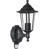 Image de Lampadaire extérieur Krysante avec capteur de mouvement alu moulé réverbère lampe jardin lumière extérieure candélabre forme lanterne chemin