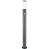 Image de Lampadaire Moderne - Luminaire Extérieur - Allée, Terrasse - Acier Inoxydable Anthracite Avec Détecteur De Mouvements