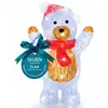 Image de Figurine Lumineuse Ours Polaire de Noël   Décoration LED en Acrylique