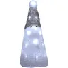 Image de Figurine Lumineuse Led En Acrylique - Décoration De Noël - Modèle Au Choix Père Noël Blanc