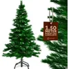 Image de Sapin De Noël Artificiel Arbre De Noël Avec Support 140cm - 240cm Décoration Fêtes Standard 150 Cm