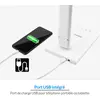 Image de Lampe de bureau LED port USB 5 niveaux de luminosité 3 couleurs lumière tactile blanc-chaud lampe de bureau liseuse blanc