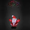 Image de Figurine Lumineuse Led En Acrylique - Décoration De Noël - Modèle Au Choix Père Noël En Parachute