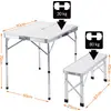 Image de Ensemble table de camping bancs camping Valise de transport table camping pliante banc