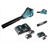 Image de Makita DUB 362 Souffleur sans fil 2x18 V + 2x Batteries 6 Ah / 6000 mAh + Chargeur double Makita DC 18 RD