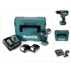 Image de Ddf 485 Rtj 18 V Li-ion Perceuse Visseuse Sans Fil Brushless 13 Mm + Coffret Makpac + 2 X Batteries 5,0 Ah + Chargeur - Makita