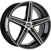 Image de Jante Oxigin 18 Concave 10.5 poucesx21 pouces ET52 5x130 black full polish OXACHTZE10521M52BFPHD compatible avec VW Touareg