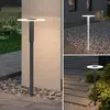 Image de doporro Lampe LED sur Pied Extérieure 6W avec LED Lampe Jardin Étanche IP65 3000K Light Extérieure Gris 80cm Design StellaeLights