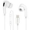 Image de Écouteurs Filaires USB-C Intra-auriculaire Télécommande 4Smarts Blanc - Neuf
