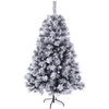 Image de SVITA Sapin de Noël artificiel neige pommes de pin baies incl. support 150cm