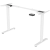 Image de SVITA DOBON Piétement de bureau électrique pour plateau de table pieds de table réglables en hauteur fonction mémoire double moteur métal blanc