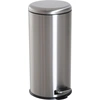 Image de HOMdotCOM HOMdotCOM Poubelle à pédale inox argent 30L