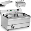 Image de Friteuse à beignets « Fish and Chips » avec égouttoir, 9 000 W, 30 L, 400 V