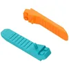 Image de 2 séparateurs de pièces LEGO orange et turquoise
