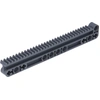 Image de LEGO Technic : 5 crémaillères, gris foncé