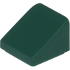 Image de LEGO : 100x briques inclinées/boucles en vert foncé