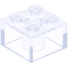 Image de LEGO : 100x Stein 2x2 en transparent