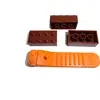 Image de LEGO : 100 briques 2x4 rouge-brun avec séparateur de briques