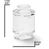 Image de LEGO : 10x briques transparentes 1x1, rondes