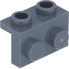 Image de LEGO : 20x Winkelplatte Dunkelgrau 1x2 / 1x2