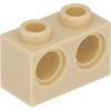 Image de LEGO Technic : 50x Beigefarbener Technik-Stein