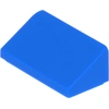 Image de LEGO : 50x Schrägstein / Pente 1x2 30°, Bleu