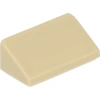 Image de LEGO : 50x Schrägstein / Pente 1x2 30°, Beige