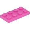 Image de LEGO : 50 Plaques, Größe 2x4 Noppen in Dunkelpink