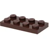 Image de LEGO : 50 Plaques, Größe 2x4 Noppen in Dunkelbraun