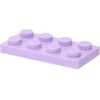 Image de LEGO : 50 Plaques, Größe 2x4 Noppen in hellem Lavendel