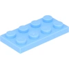 Image de LEGO : 50 Plaques, Größe 2x4 Noppen in sehr hellem Blau
