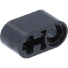 Image de LEGO Technic : 50 Hebelarme 1x2, Pin- und Achsloch, Schwarz