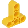 Image de LEGO Technic : 50 pics 3x3, forme en T, 5 pics et pointes, Gelb