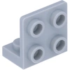 Image de Angle LEGO : 25 équerres 1x2/2x2, 90°, gris clair