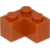 Image de LEGO : 25 pièces pierre angulaire 2x2, orange foncé