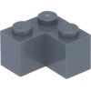 Image de LEGO : 50 pièces pierre angulaire 2x2, gris foncé