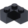 Image de LEGO : 100 pièces pierre angulaire 2x2, noir
