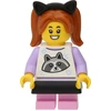 Image de LEGO City : "Fillette au pull-over raton laveur"