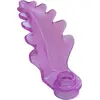 Image de LEGO : 50x élément végétal/feuille, transparent, rose