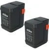 Image de Lot 2 Batteries Li-ion 4000mah (18v) Pour Tailles-haie, Compatible Avec Gardena Highcut 48-li, Remplacement Pour 8835-u, 8835-20, 8839, 8839-20 - Vhbw