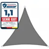 Image de Casa Pura - Voile D'Ombrage, Respirant, Gris 5 X 5 X 7 M, Triangulaire