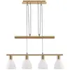 Image de Suspension À Intensité Variable 'simeon' En Verre Pour Salon & Salle À Manger