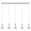 Image de Suspension À Intensité Variable 'arina' En Métal Pour Salon & Salle À Manger