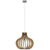 Image de Lindby - Suspension À Intensité Variable 'sina' En Bois Pour Salon & Salle À Manger