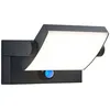 Image de Lindby   Applique Murale Solaire Led En Aluminium   Angle De Détection 100°   Portée 5 À 7 Mètres   Éclairage Réglable 7 À 90 Secondes