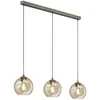 Image de Suspension En Verre À Intensité Variable 'sofian' En Verre Pour Salon & Salle À Manger
